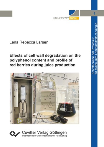 Effects of cell wall degradation on the polyphenol content and profile of red berries during juice production