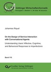 On the Design of Service Interaction with Conversational Agents