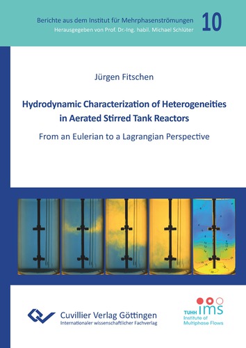 Hydrodynamic Characterization of Heterogeneities in Aerated Stirred Tank Reactors