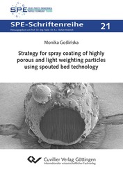 Strategy for spray coating of highly porous and light weighting particles using spouted bed technology