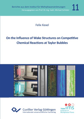 On the Influence of Wake Structures on Competitive Chemical Reactions at Taylor Bubbles
