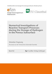 Numerical Investigations of Reactive Transport Processes during the Storage of Hydrogen in the Porous Subsurface