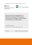 Numerical Investigations of Reactive Transport Processes during the Storage of Hydrogen in the Porous Subsurface