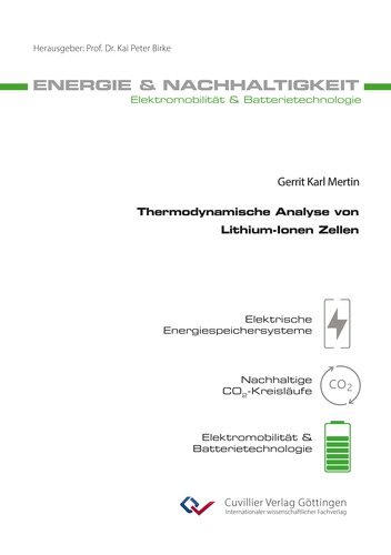 Thermodynamische Analyse von Lithium-Ionen Zellen