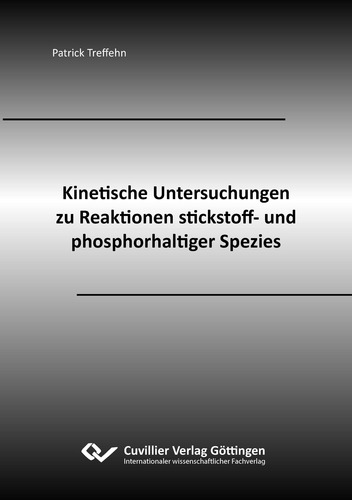 Kinetische Untersuchungen zu Reaktionen stickstoff- und phosphorhaltiger Spezies