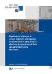 Development of process to remove oligomers and suppress their formation in aging fuels by adsorbing the precursors of their aging procedure using adsorbents