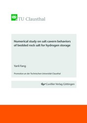 Numerical study on salt cavern behaviors of bedded rock salt for hydrogen storage