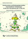 Strukturanalyse und Bindungseigenschaften intermetallischer Verbindungen in den M-Li-Ga-Systemen (M = Sr, Ba, Eu) 