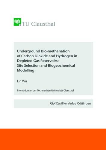 Underground Bio-methanation of Carbon Dioxide and Hydrogen in Depleted Gas Reservoirs: Site Selection and Biogeochemical Modelling