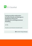 Underground Bio-methanation of Carbon Dioxide and Hydrogen in Depleted Gas Reservoirs: Site Selection and Biogeochemical Modelling
