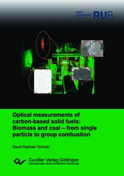 Optical measurements of carbon-based solid fuels: biomass and coal – from single particle to group combustion
